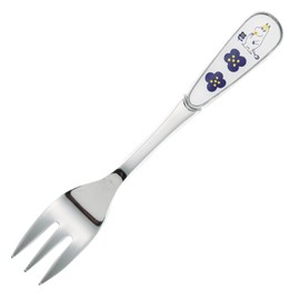 MOOMIN MM034-851 Color Series Stainless Steel Fork, 5.5 inches (14 cm), Snork Daughter, Navy, Scandinavian Miscellaneous Goods, Present, Gift, Made in Japan