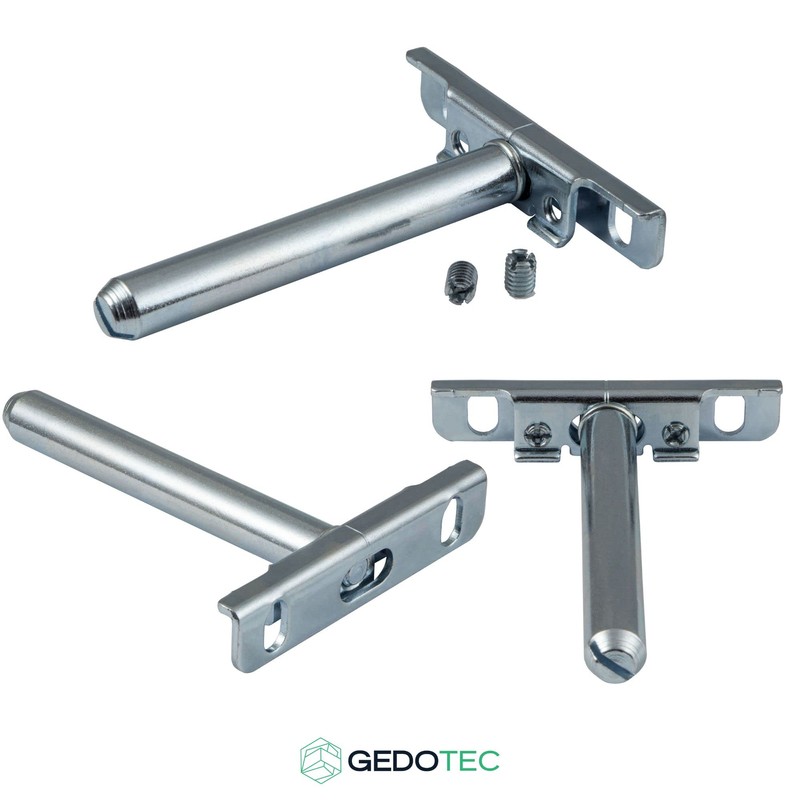 Gedotec Adjustable Shelf Bracket, Pack of 4 Shelf Brackets, Invisible