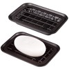 Kitchen and Bathroom Soap Dish Tray - Metal 2-Piece Soap
