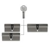 3 x Door Cylinder Lock 60 mm & 70 mm
