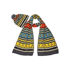 Star Trek Abzeichen Schal und Mütze Set - Offizielle Ware - Original Serie Abzeichen Schal und Mütze - LOVARZI