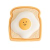 BITE ME Egg Toast Latex Toy, Squeaky Dog Toy, Pet
