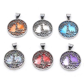 Zotoone Natural Mother of Pearl Shell Pendant Charms, Abalone Shell Pendant Gemstone Pendant Seashell Shell Pendant Charms for DIY Necklace Jewelry Making (6Pcs)