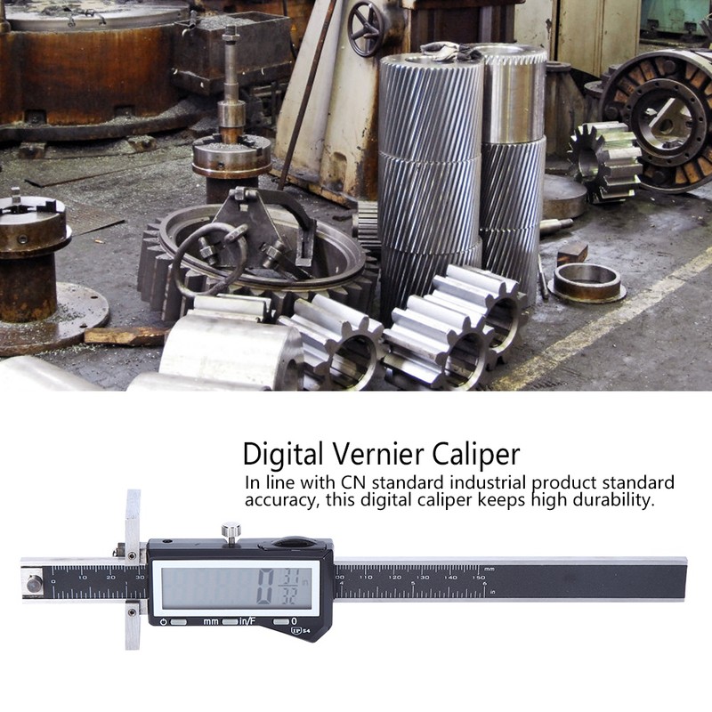 Digital Vernier Caliper Parallel Scribing Tool Stainless Steel Thickness Gauge