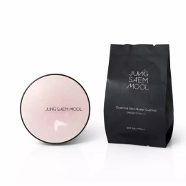 Jung Saem Mool 정샘물 에센셜 스킨 누더 쿠션 세트(본품+리필) Jung Saem Mool Essential Skin Nudder Cushion Set (Main Product + Refill) [Pair]