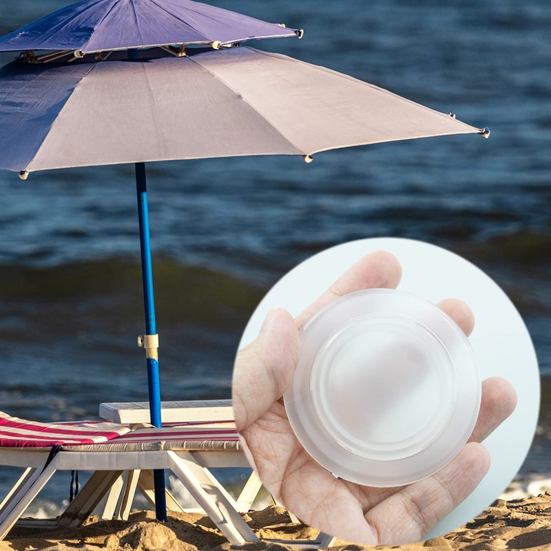 3 Pieces Table Umbrella Hole Ring with Cap Umbrella Hole