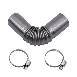 HABIIID 24mm Air Diesel Parking Heater Exhaust Pipe Tube Elbow Connector for Webasto Eberspacher Diesel Boat Heater 13cm