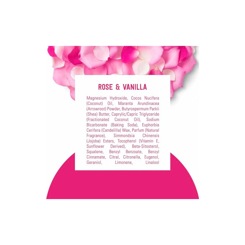 Schmidt's Schmidt's Aluminum-Free Vegan Deodorant Rose & Vanilla with 24