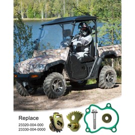 Gearshift Fan Gear Set Driven Fit for Massimo MSU Hisun UTV Coleman Bighorn Challenger Axis 500 700 Replace 23320-004-000 23330-004-0000