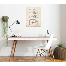 Chain Saw Patent Print Old Look (8" x 10") M14277