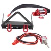 Metal Front Bumper with Winch Set Remote Control Accessory Fit