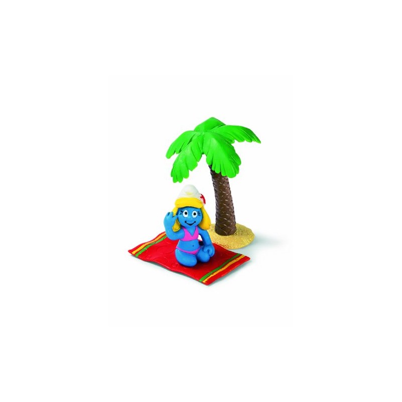 Schleich Smurfette on Holiday