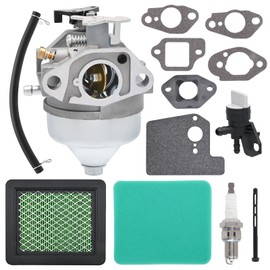 NIMTEK GCV190 Carburetor with Filter Tune up Kits for Honda GCV190A GCV190LA HRX217 HRX217K1 HRX217 K2 HRB217 HRB217HXA Pressure Washer Lawn Mower Replace16100-Z0Y-813