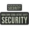 M S D S SECURITY 2 EMBROIDERY PATCH 4X10 &