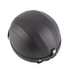 Half Helmet Breathable Sun Blocking Retro Safe PU Leather Motorcycle