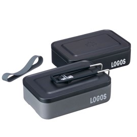 LOGOS 88230243 Stacked Female Kit & Metal Case Set, Black, [Female Kit] (Approx.) Width 7.7 x Depth 4.5 x Height 2.2 inches (19.5 x 11.5 x 5.5 cm)