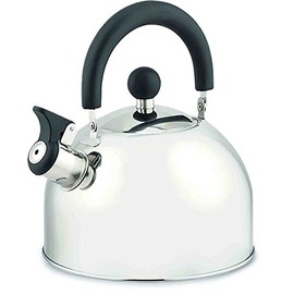 Hoffmanns Brands Stainless Steel Whistling Kettle 2 Litres Suitable for Induction Cookers with Whistle