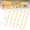 6PCS x 12 Inch Under Cabinet Lights Plug-in, Warm White