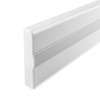C02 LED Aluminium Skirting Board + Cover for LED Strip