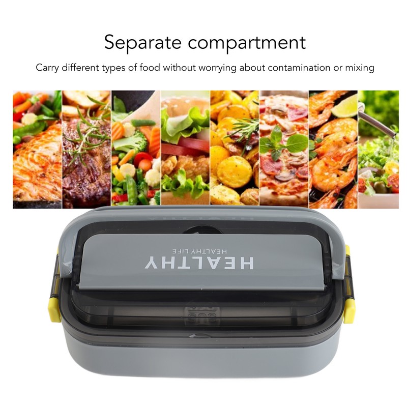 Lunch Box 316 Stainless Steel 700ml Capacity Leakproof Microwave Safe