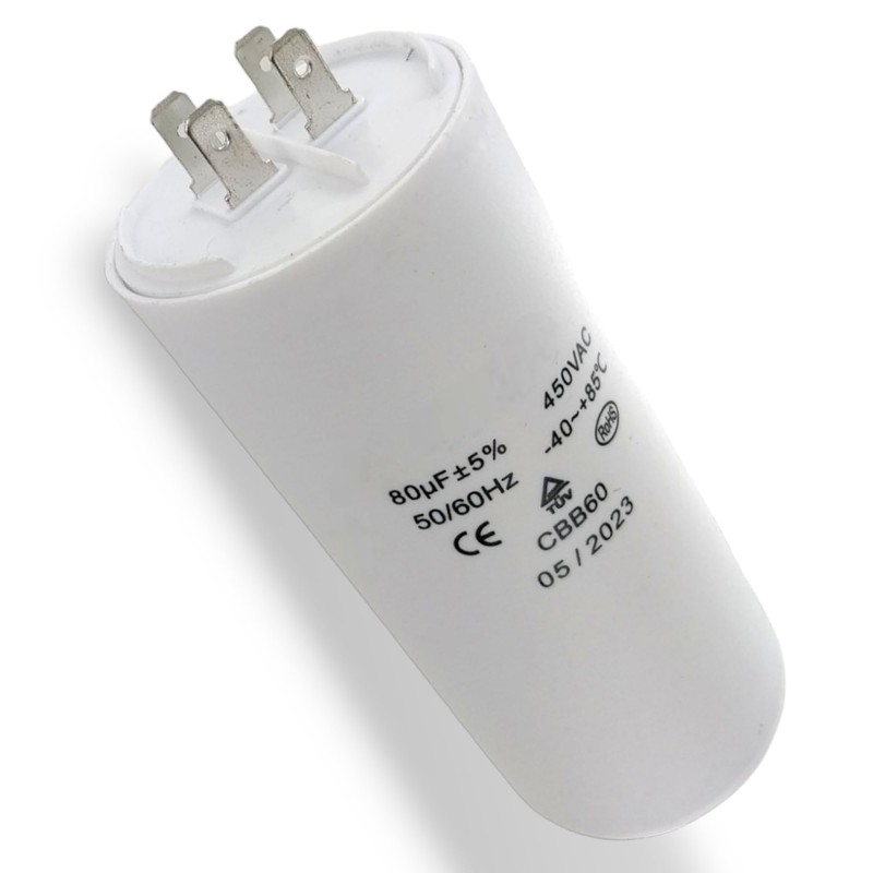 DL-pro Capacitor Motor Capacitor 80 µF 450 V Diameter 55