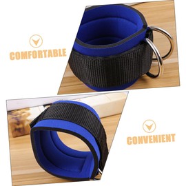 Kisangel 1pair Ankle Straps for Cable Machines Portable Fitness Equipment for Leg Training Multi-Functional Dumbbell Foot Attachment for and Gym Use
