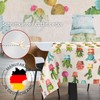Fabric Tablecloth Washable Table Linen Tablecloth Cotton Polyester Cactus 100