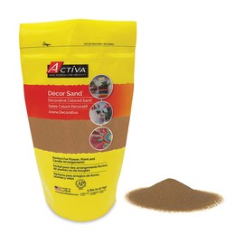 Activa Décor Sand, 5 Pounds, Cocoa Brown, 6.5"L x 1"W x 11"H