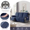 TAOCOCO 100% Waterproof Recliner Sofa Covers 3 Seater, Split Couch