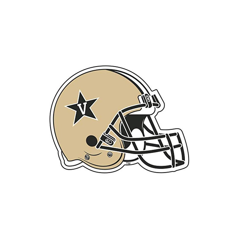 Vanderbilt Decal (REF Vandy Helmet Decal (4''), 4 in)