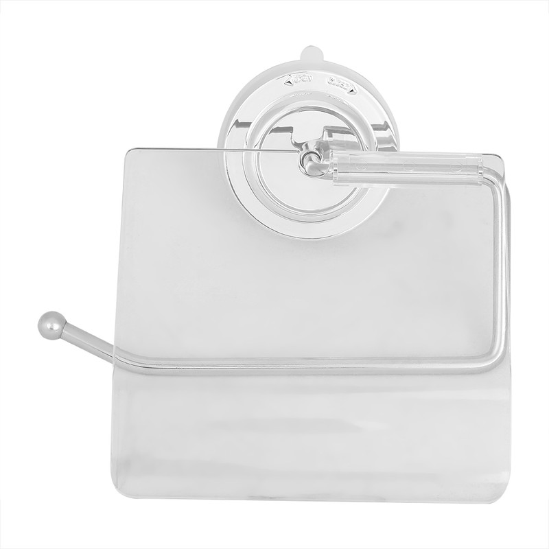 Waterproof Toilet Paper Holder Suction Cup Installation Home Hotel Bathroom