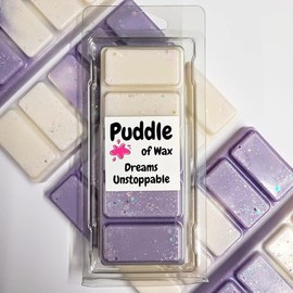 Puddle of Wax - Dreams Soy Wax Melt Snap Bar - 50g - Laundry Scent - Vegan Friendly - Made in the UK