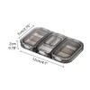 2 in 1 Portable Pill Organizer Pill Cutter Dustproof and