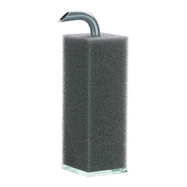 Aquarium Sponge Mobile HMF Biological Internal Hamburg Matten Air Fish Tank Quiet Water Foam Filter for Shrimp Fish 8X8X19 cm up to 40 liter Tanks (Black, PPI 45)