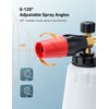 AstroAI Foam Cannon, Heavy Duty Car Foam Blaster Wide Neck