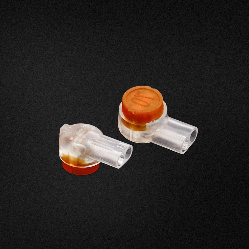 Pack of 120 Waterproof Telephone Cable Connectors Cable Clamps for