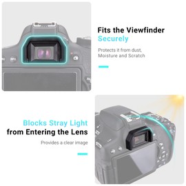 JJC EC-1 Eyecup 2 Pieces for Canon Kiss X3 X4 X5 X6i X7i F X50 Ef Compatible