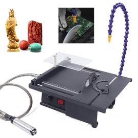 Jade Carving Machine 1800W Multifunctional Jade Polishing Machine, Jade Table Grinder Micro Table Saw Polishing Tool