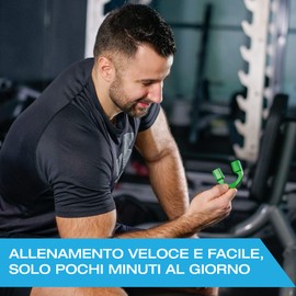 Tilcare Jaw Trainer - Jaw Exerciser for Men and Women trains jaw, neck and tones the face - Slimming face trainer for a sculpted jaw - Intermediate level 23kg