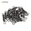PATIKIL 20pcs 99lb High Speed 3 Roller Swivels Copper Barrel
