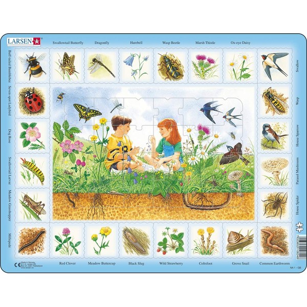 Larsen Puzzles Field Science 48 Piece Children's Educational Jigsaw Puzzle