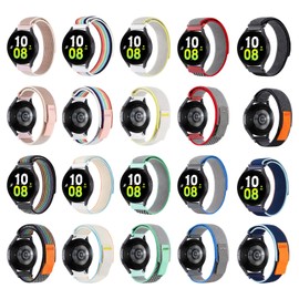 XYTYJQ for Watch Band, 0.8 inch (20 mm), 0.9 inch (22 mm), Nylon Watch Strap, Easy to Replace with No Tools Required, 20 mm