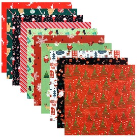 Sewing Patchwork Fabric, Pack of 50 Colourful Cotton Fabric Set, 25 x 25 cm, Printed Fabric, Sewing, Quilting Fabrics for Handmade, DIY, Handmade