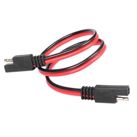 HUIQIAODS SAE to SAE Extension Cable 14 Gauge 2 Pin Quick Disconnect Audiopipe Polarized Wire Harness SAE Polarity Reverse Adapter for Solar Panel Trickle Charger 2 PCS