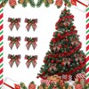 Skystuff Christmas Bow Red Decorations for Tree, Christmas Tree Bow