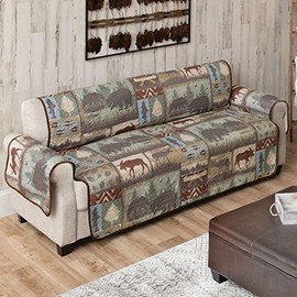 BLACK FOREST DECOR Mountain Scenes Sofa Cover