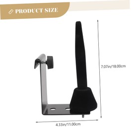 VICASKY Wall-Mounted Flute and Saxophone Stand Adjustable Sax Holder Hook Compact Wind Instrument Hanger for Alto Sax Clarinet and Flute Accessories