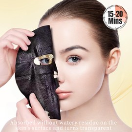 Beenefits Beenefits 10 Packs Golden Honeycomb Moisturizing Facial Mask, Deep Hyrating Spa Masks with Honeycomb Design for All Skin Types, Gift for Wife' Birthady Party, Girl's Night, Enjoy Skincare Life