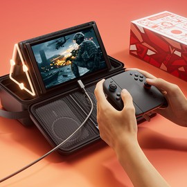 GETBSTOOP Switch2Portable Travel Bag Carrying Case for Switch 2 Console (2025)/Joy-con Controllers& Adapter, Protective Hard Shell with Pockets for Switch 2 Accessories and Games