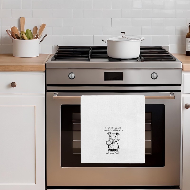Noaleviax Pitbull Gifts Kitchen Towels - Pit Bull Dog Lover